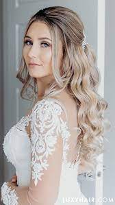 Seamless Clip In Hair Extensions Ash Blonde Luxy Hair Blonde Bride Groom Hair Styles Wedding Hair Colors