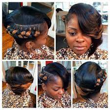 Leaving out the hair from one side and the top of your head, brush back the hair from the other side and the back of your head. I Love This Gonna Try This On My Own Hair Braids With Curls Side Braid With Curls Crochet Hair Styles Freetress