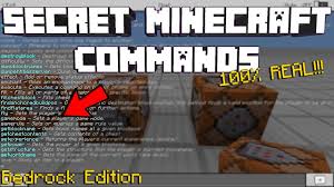 New Secret Hidden Minecraft Commands On The Bedrock Edition 100 Real Youtube