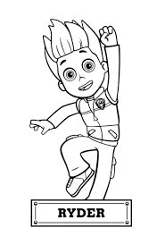 The main characters are rescue puppies and their leader ryder. Paw Patrol Coloring Pages 101 Coloring