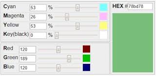 cmyk to hex color codes converter