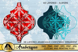 Download 3d Arabesque Svg Christmas Ornament Svg 3d Arabesque Tile 1043137 Illustrations Design Bundles