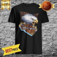 motor harley davidson cycles thermal 3d emblem eagle vintage shirt