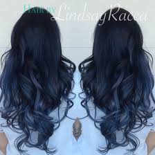 If you observe well, you can trendy hair dark blue ombre purple ideas #hair. Black To Grey Slate Blue Ombre On Extensions Blacktogreyombre Hair Hair Styles Blue Hair Dyed Hair