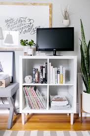 3 Ways To Style And Use Ikea S Kallax Expedit Shelf The Everygirl Kallax Ikea Ikea Kallax Hack Ikea Storage