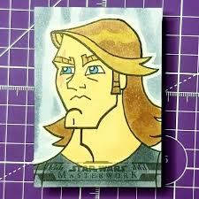 Sketch cards I created for Star Wars Masterwork 2024 #11