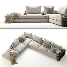 Design sofas and armchairs, high quality modern and contemporary furniture made in sofa, chaiselongue, tables, chairs, beds, bookshelves. Flexform Groundpiece Schnittsofa 3d Modell Turbosquid 1468546