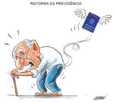 Resultado de imagem para charge atual reforma previdencia