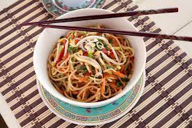 Make Anytime Noodles With Stir Fried Vegetables Recipe Rice Noodles Vegetarian Fish Sauce Rice Noodle Recipes