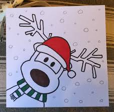 Christmas Cards Hand Drawn 15 Cards Etsy Kerst Kaarten Handen Tekenen Kinderen Kerstkaarten