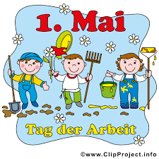 Weltweit ist der erste mai in vielen ländern ein offizieller feiertag. Tag Der Arbeit Bild Karte Clipart