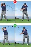 Image result for how to prevent overturning on a golf shot