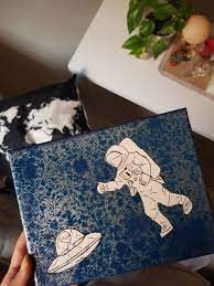 رائد فضاء astronaut space man art painting drawins astronaut simple رسم بسيط فن cute canvas paintings diy canvas art painting joker art drawing