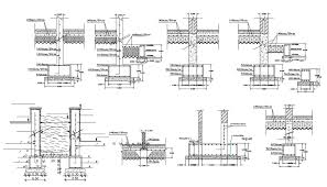 column foundation design with plinth structural drawing cadbull structural drawing design column