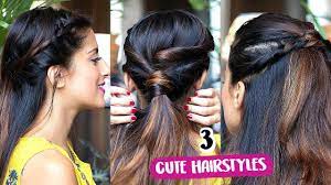 2 Min Cute Everyday Hairstyles For School College Work Quick Easy Indian Hairstyles Y Cute Everyday Hairstyles Hairstyles For School Everyday Hairstyles