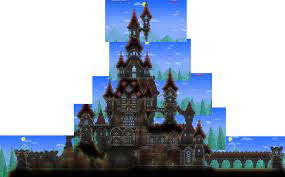 Castle Borealis Terraria House Ideas Terraria House Design Terraria Castle