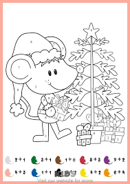 Learning English For Kids Numbers Best In 2020 Christmas Worksheets Christmas Math Worksheets Math Coloring Worksheets
