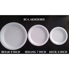Rak piring plastik c58 rak pengering piring. Piring Plastik Kecil Ukuran 6 Inch 6 In Warna Putih Susu Isi 50 Pcs Shopee Indonesia