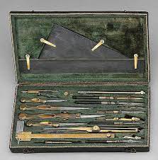 Sold Price A Set Of Drawing Instruments Paris 19th C Brass April 1 0112 1 00 Pm Cest Drawing Instruments Drafting Tools Drawing Tools
