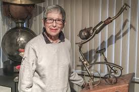 Talk of the town: 91-year-old metal sculptor has built her career
