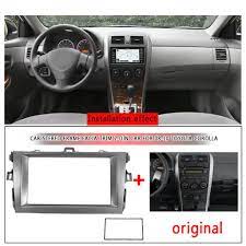 User rating, 4.3 out of 5 stars with 27 reviews. Buy Car Radio Fascia For Toyota Corolla 08 10 Facia Panel Stereo Face Plate Audio Bezel Facia Dash Mount Kit Adapter Trim 2din Cd Dvd Frame At Affordable Prices Price 12 Usd