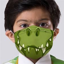 Boy S Animal Face Face Mask In 2020 Animal Face Mask Animal Faces Face Masks For Kids
