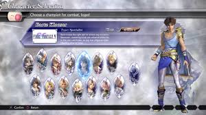 Included in the list are also the lost chapters, including their unlock . Dissidia Final Fantasy Nt Beta Full Character Roster Youtube