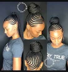 Braids Cornrow Ponytail Cornrow Hairstyles Natural Hair Styles