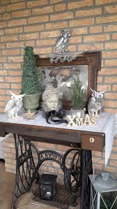 Nahmaschine Weihnachtlich Dekoriert Weihnachtlich Dekorieren Alte Nahmaschinen Und Dekorieren