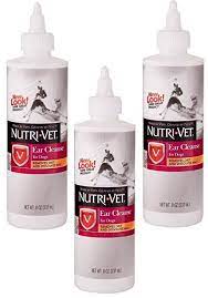3 Pack Nutri Vet Ear Cleanse Liquid For Dogs 8 Ounces Each Review Dog Health Dog Dental Care Vets
