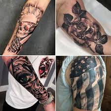 The best shoulder tattoos can be awesome, stylish, and meaningful all at the whether you want a full or half sleeve on the arm that crosses onto your shoulder and into your chest and back or just a small and simple design, different. 125 Best Arm Tattoos For Men Cool Ideas Designs 2021 Guide