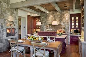 Browse photos of rustic kitchen designs. 30 Inventive Kitchens With Stone Walls Stone Kitchen Design Interior Decorating Kitchen Rustic Kitchen