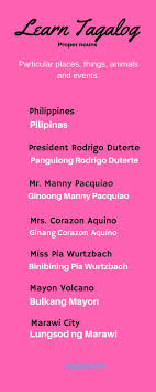 What Is Mr Mrs And Miss In Tagalog