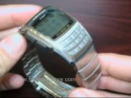 In addition to usually providing a calculator as well as the standard features of a digital watch. Casio Edb610d 8c Databank 300 Calculator Watch Edb 610d Youtube