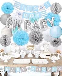 Maybe you would like to learn more about one of these? Boy Baby Shower Party Decorations It S A Boy Baby Shower Decorations Kit With Oh Baby Foil Balloons It S A Boy Banner Tiss Buy Party Supplies Baby Shower Boy Blue Product On