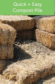 How To Make A Compost Bin With Bales Of Straw Making A Compost Bin Compost Compost Bin