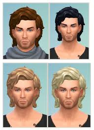 It's based on this hair i saw on pinterest. Sims 4 Cc Maxis Match Hair Male