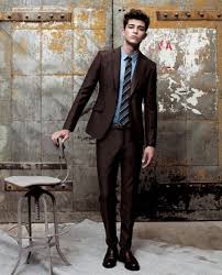 Brown Suit Blue Shirt Combination Is A Winner Francisco Brown Suits For Men Brown Suits Suit Fashion