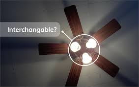 Are Ceiling Fan Light Kits Interchangeable