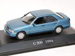 Mercedes Benz W202 C200 Blue 1994 Year 1 43 Scale Diecast Collectible Model Car Altaya Mercedesbenz Mercedes Benz Car Model Benz