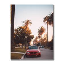 bmw-rosu-los-angeles-print-tablou – The Print Studio