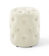 We did not find results for: Ivory Cream Velvet Totally Tufted Round Ottoman Footstool