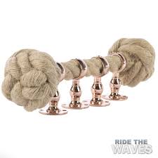 Roped to the banister (i.imgur.com). 36mm Quality Natural Hemp Stair Rope Bannister Rope Knot 12ft Copper Fixings Building Supplies Vervetalent Diy Tools