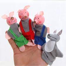 Hand Puppets Doll Animal For Kids Children Theater Baby Plush Toy Family Finger Puppets Set Cloth Doll Educational Baby Toys Baby Plush Toys Storytelling Toys