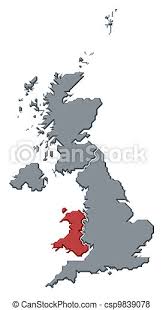 Reino unido cuenta con una amplia variedad de fechas memorables, festivales y lugares culturales que conforman el legado histórico de una región con una enorme riqueza tradicional. Mapas Del Reino Unido Wales Resaltado El Mapa Politico Del Reino Unido Con Los Varios Paises En Los Que Se Destaca Gales Canstock