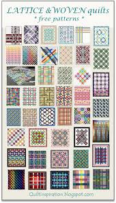 Many of the free quilt block patterns are designed with the beginner quilter in mind; Quilt Inspiration Free Pattern Day Lattice And Woven Quilts