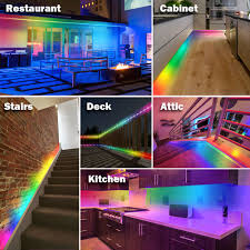 Led lights in music studios are all the rage at the moment. 20m 65ft Color Chasing Led Strip Light Kit