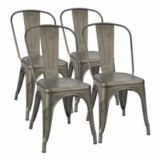 17 stories lilian metal slat back