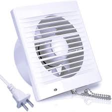Plug the light connector into the receptacle marked light. Amazon Com Sailflo 4 Inch Wall Mounted Exhaust Fan 12w 130m H Ventilation Extractor With Anti Backflow Check Valve Chain Switch For Window Duct Glass Grow Tent Bathroom Vents 6 6 Grid Panel Small Size