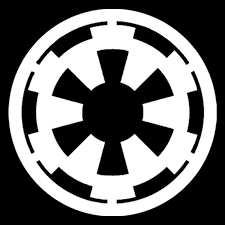 Star Wars Galactic Empire Logo 8 White Vinyl Decal Etsy Star Wars Empire Logo Star Wars Symbols Star Wars Logo